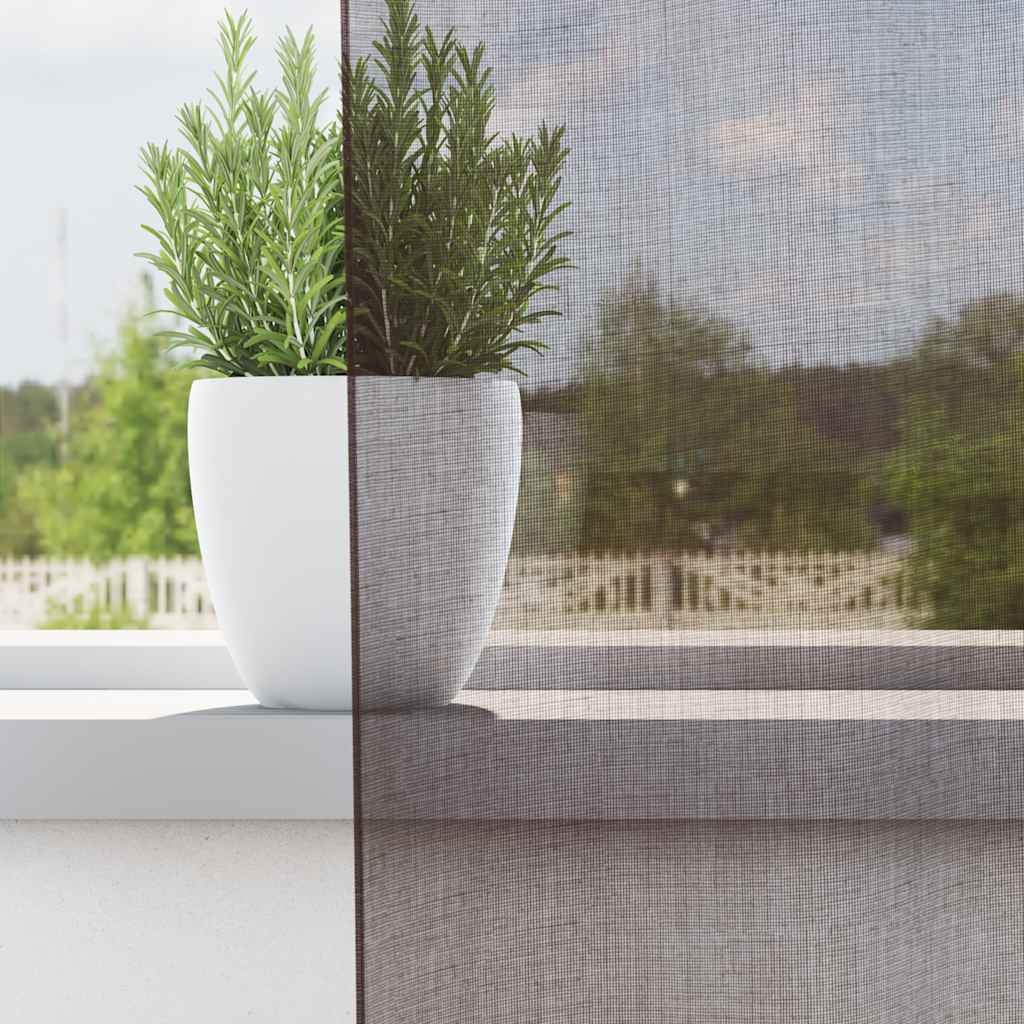Voile zavjese s ušicama 2 kom smeđe 140x245 cm