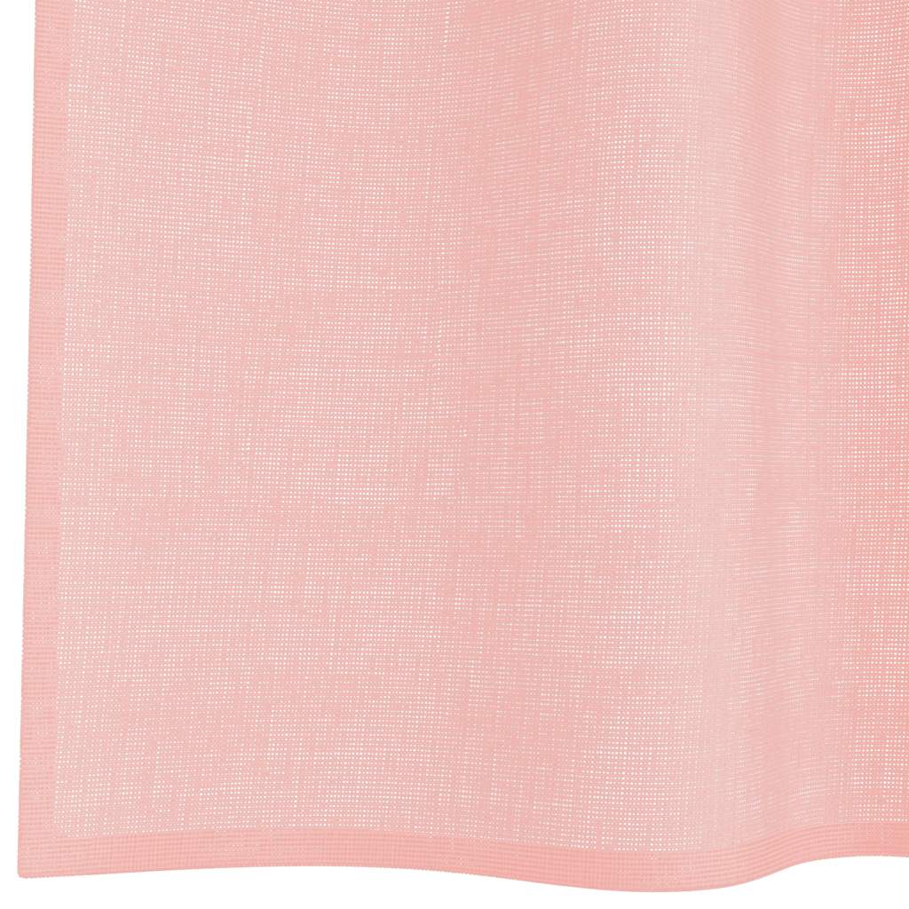 Voile zavjese s ušicama 2 kom narančaste 140x225 cm