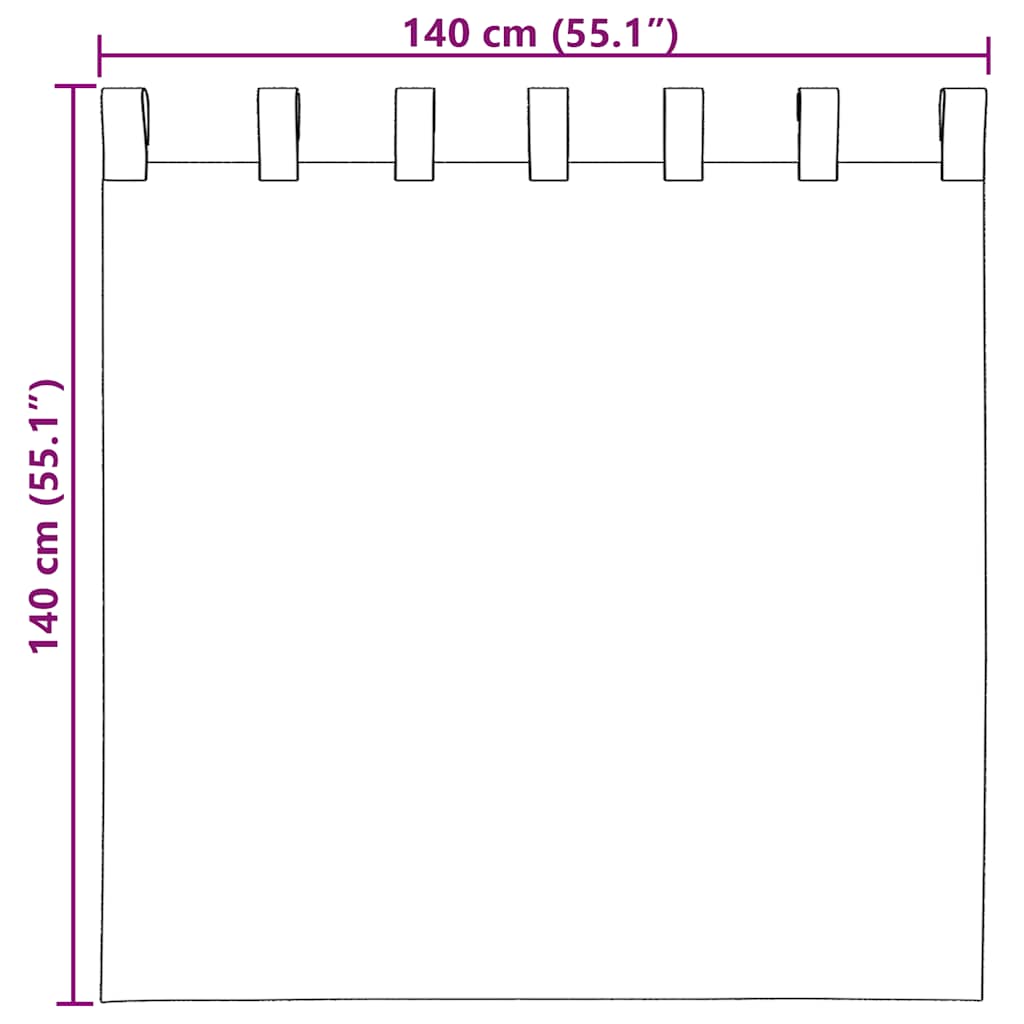 Voile zavjese s džepovima za šipke 2 kom ružičaste