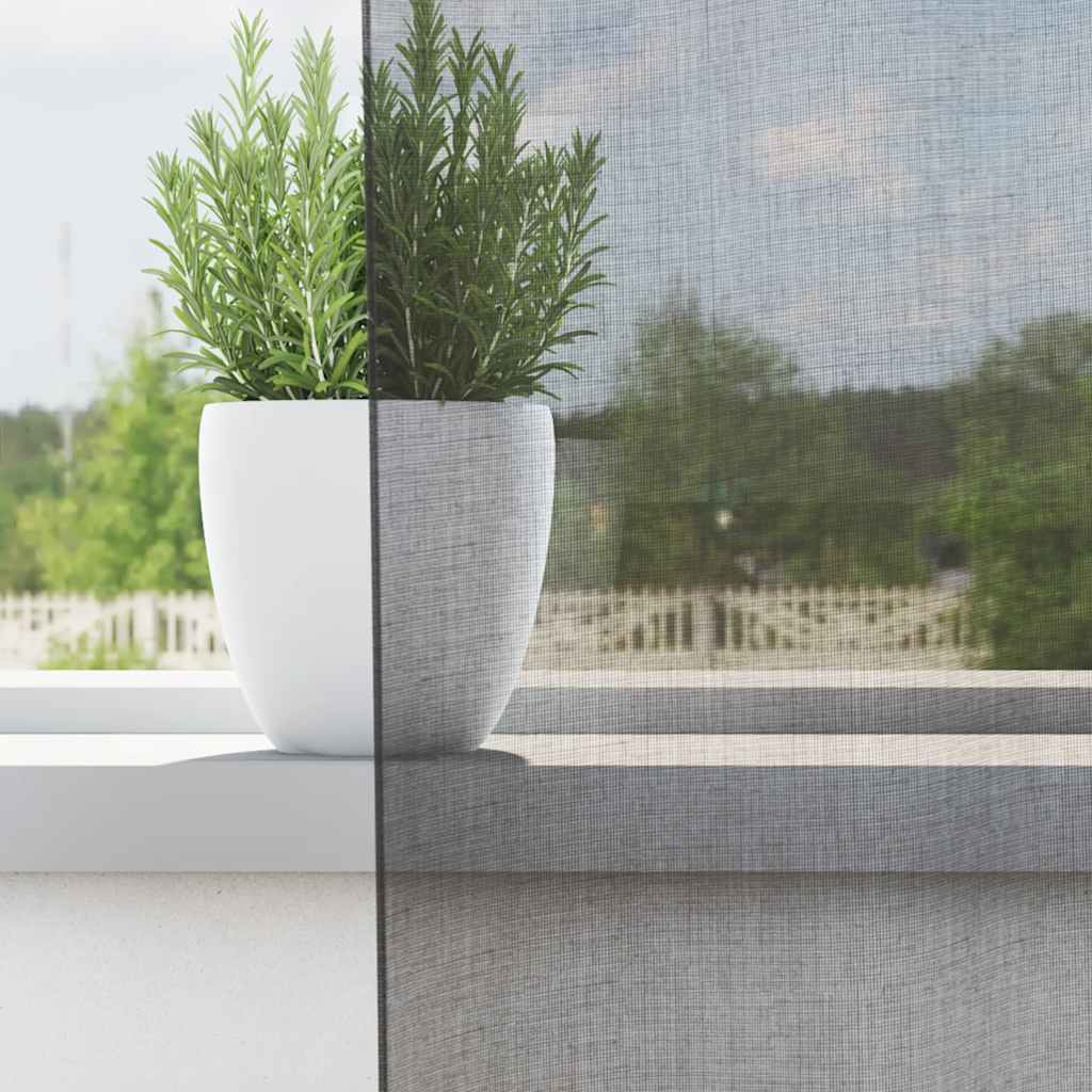 Voile zavjese s petljama 2 kom tamnosive 140x225 cm