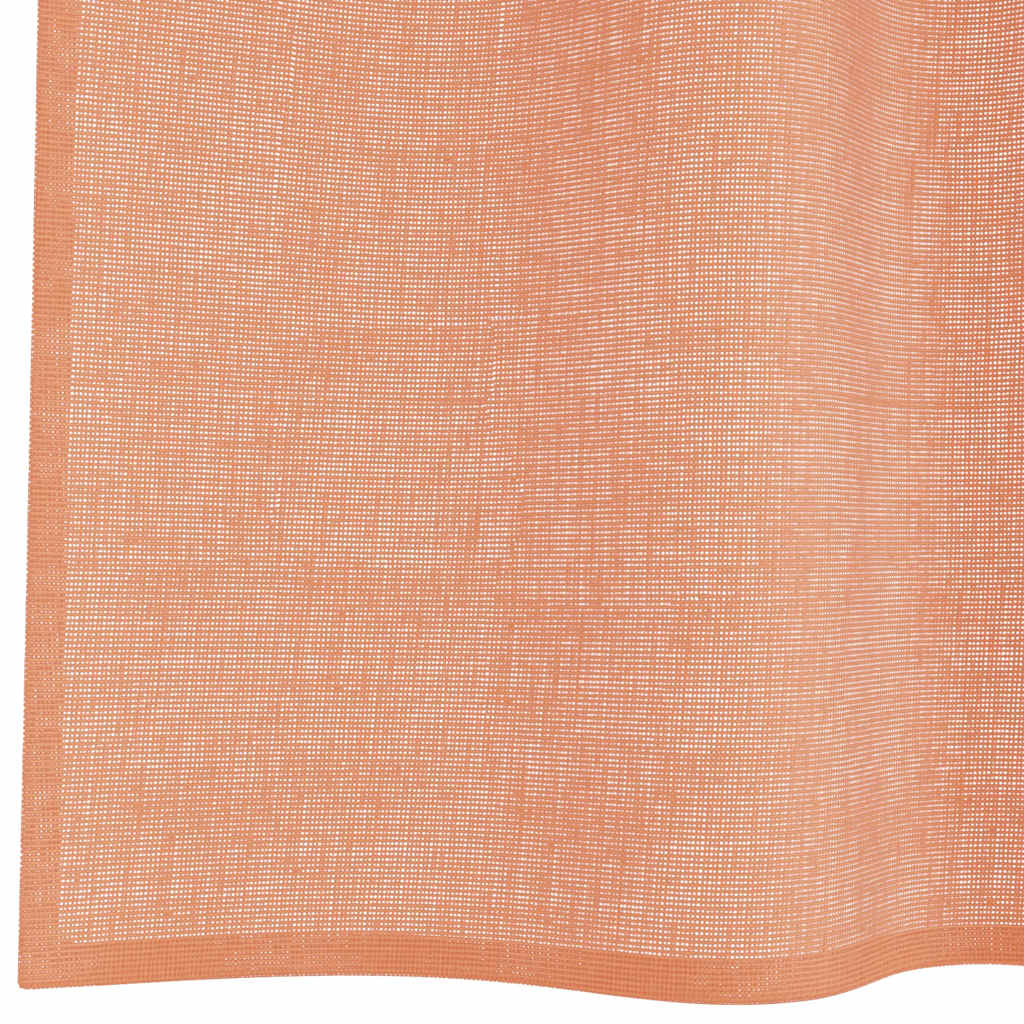 Voile zavjese s petljama 2 kom terakota 140x175 cm