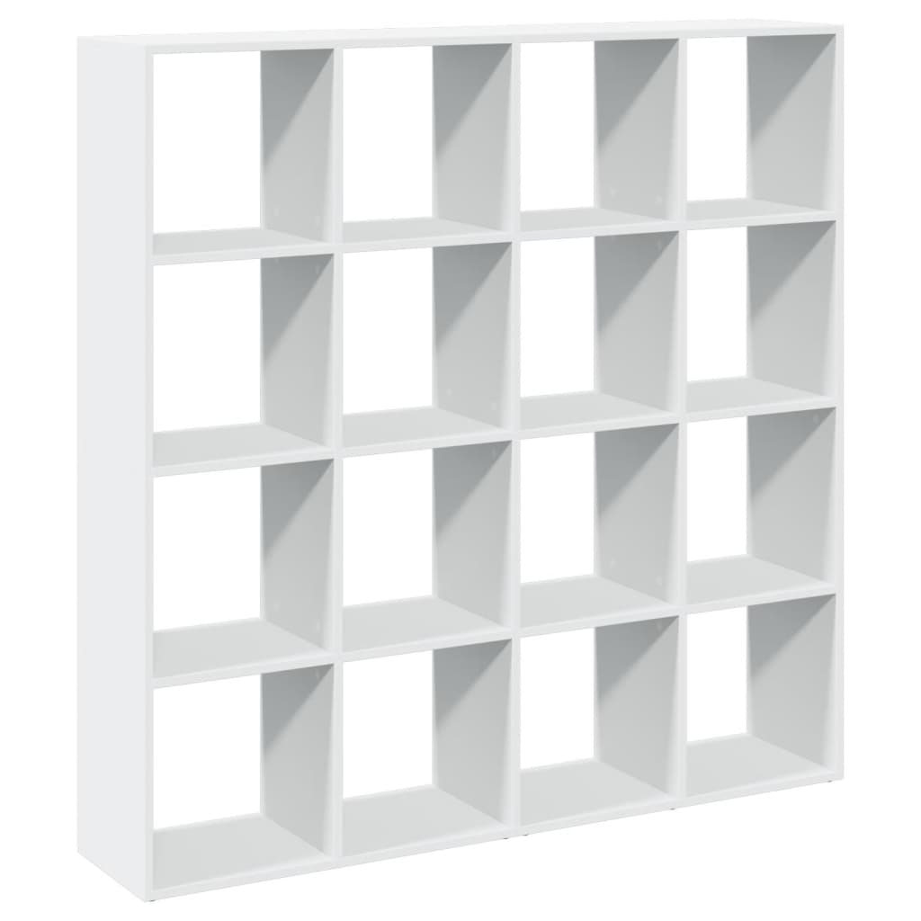 Ormarić za knjige bijeli 137,5x29x137,5 cm konstruirano drvo