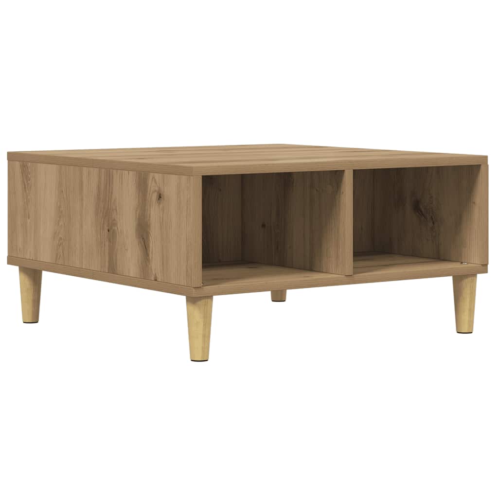 Stol za kavu Artisan hrast 60x60x30 cm izrađeno drvo
