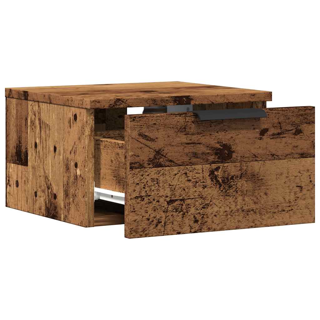 Zidni noćni ormarić Old Wood 34x30x20 cm