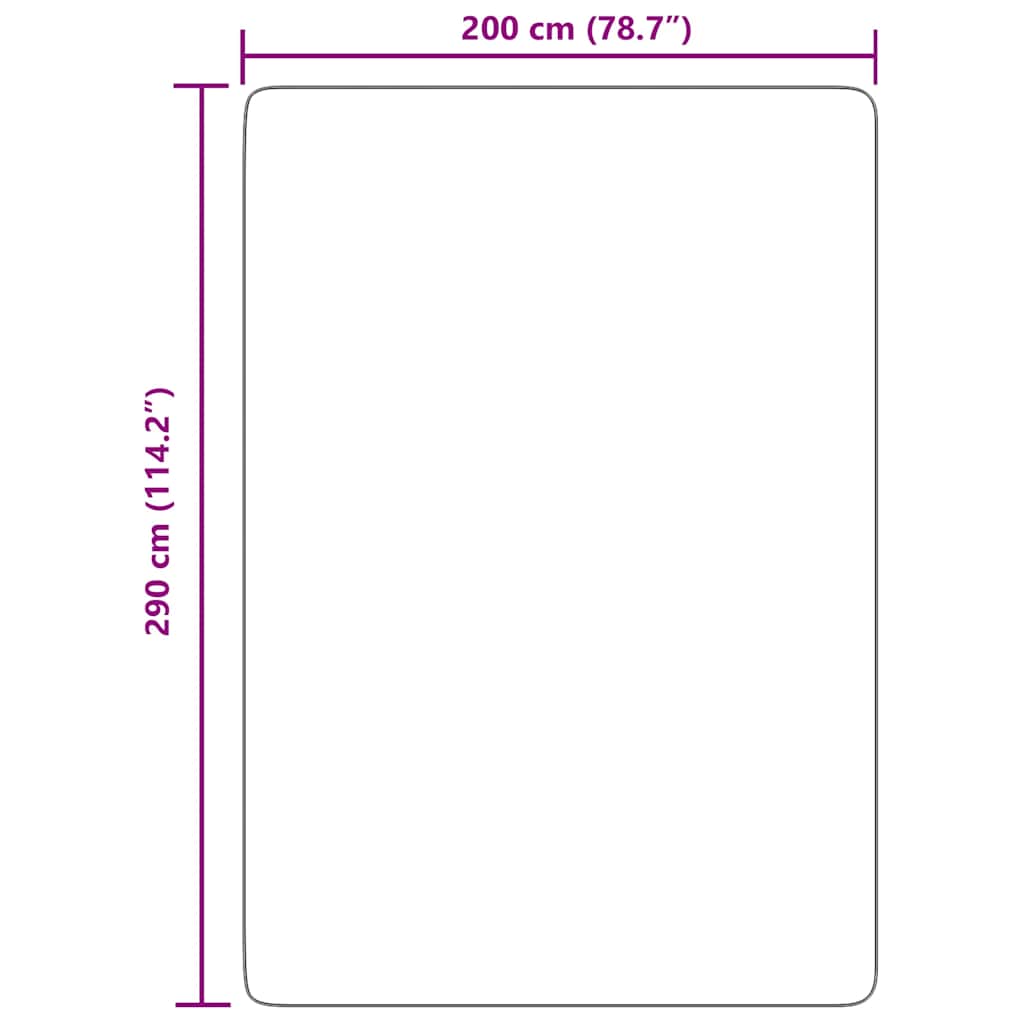 Čupavi tepih s visokim vlaknima NAVARRA bež 200x290cm poliester