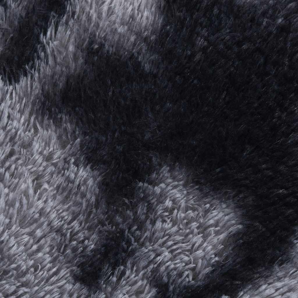 Čupavi tepih s visokim vlaknima NAVARRA tamnosiva 100x100 cm