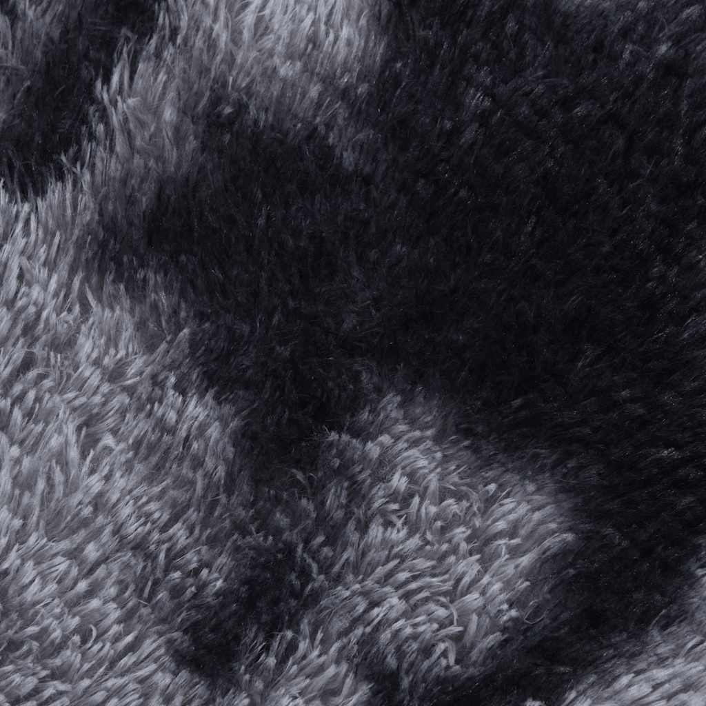 Čupavi tepih s visokim vlaknima NAVARRA tamnosiva 200x200 cm
