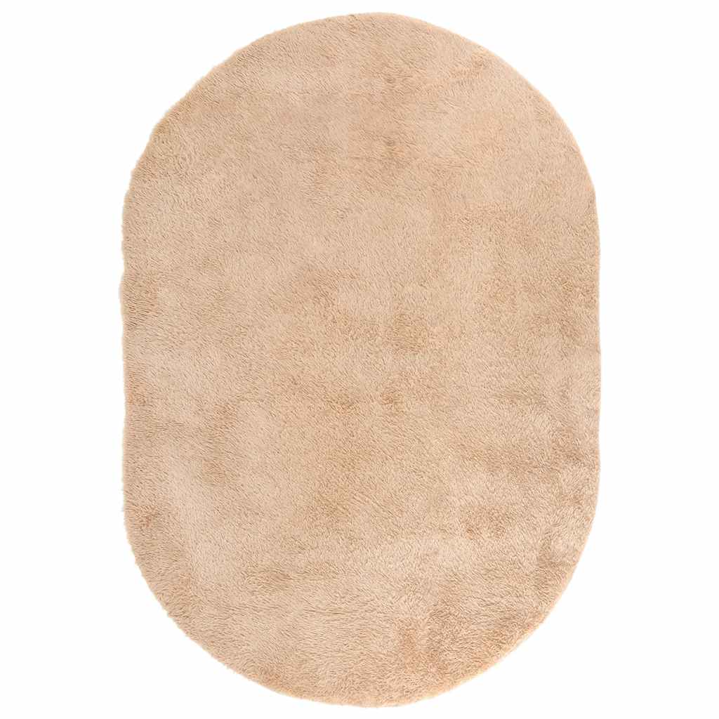 Čupavi tepih s visokim vlaknima NAVARRA bež 300x200cm poliester