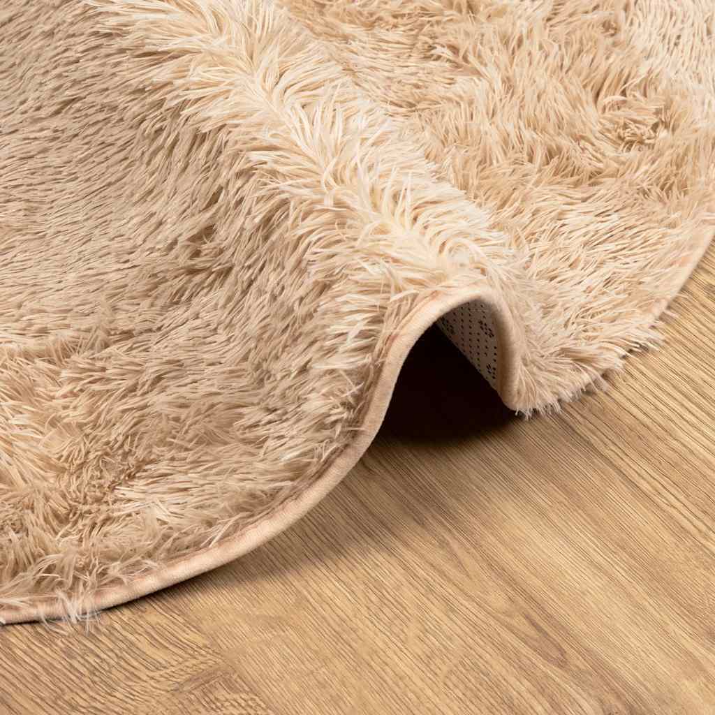 Čupavi tepih s visokim vlaknima NAVARRA bež 300x200cm poliester
