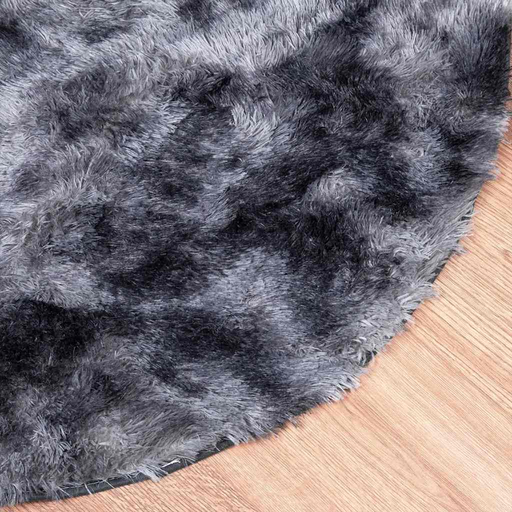 Čupavi tepih s visokim vlaknima NAVARRA tamnosiva 300x200 cm