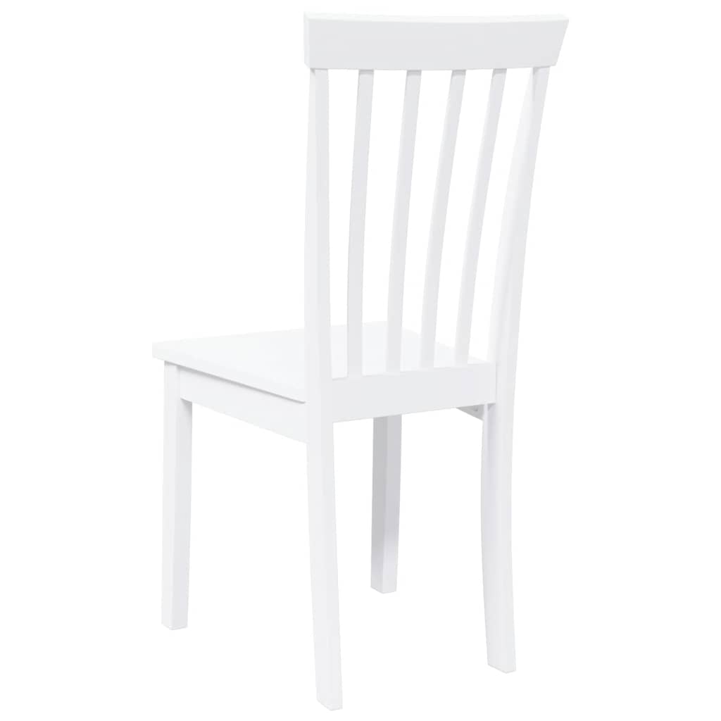 Blagovaonske stolice 2 kom. Bijela guma od punog drva