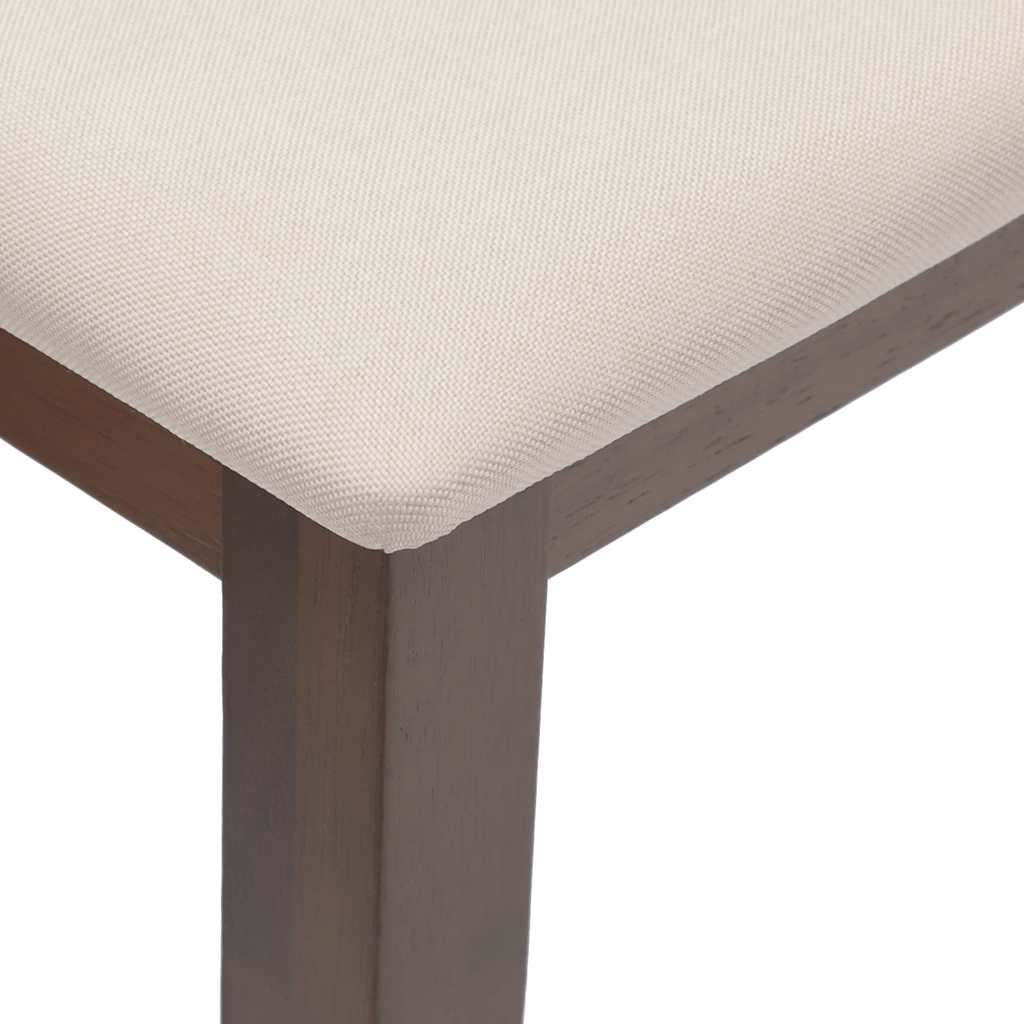 Klupa 90 cm smeđa puna drvena guma