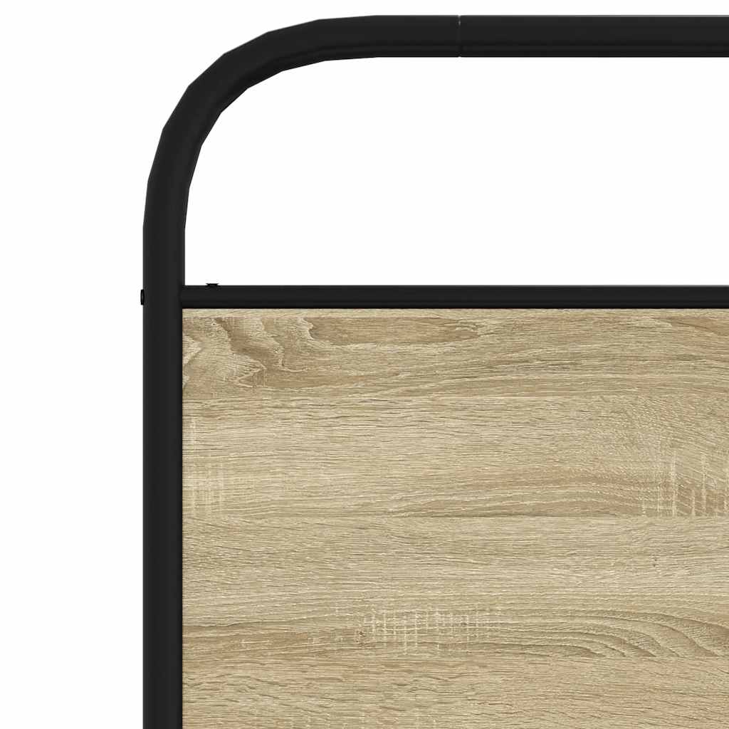 Zamjensko uzglavlje boja hrasta sonome 90 cm čelik i konstruirano drvo