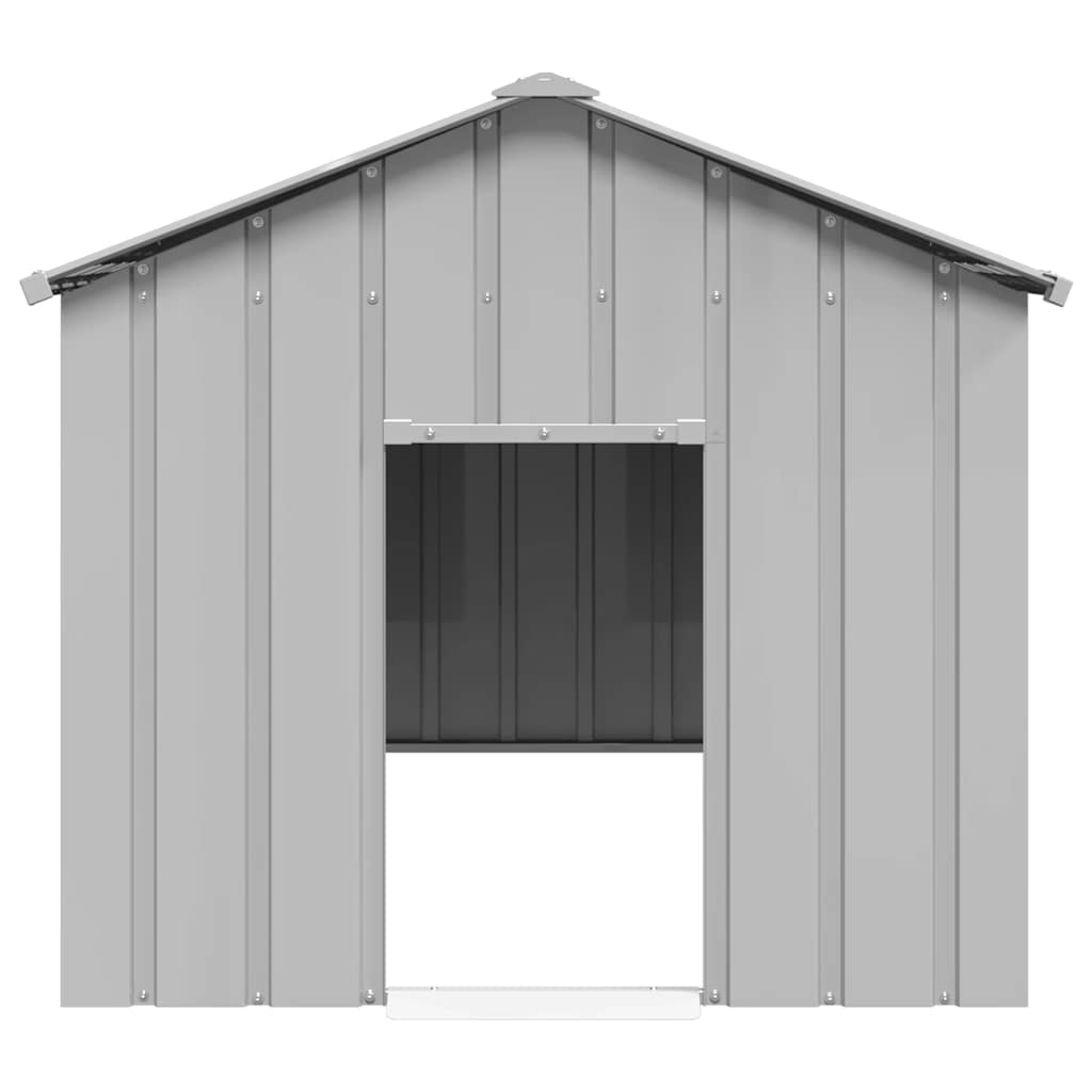 Kućica za pse s krovom 113x153x101 cm pocinčani čelik