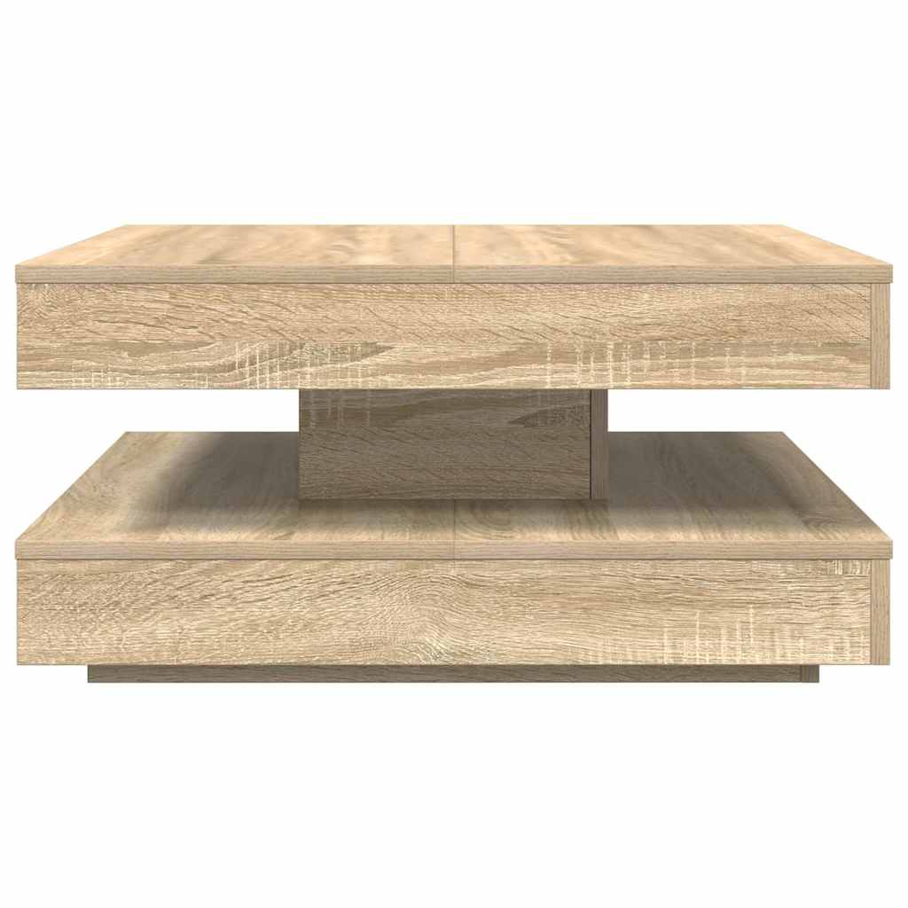 Klub stolić rotirajući za 360 stupnjeva, hrast Sonoma, 70x70x34,5 cm