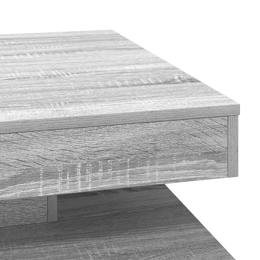 Klub stolić rotirajući za 360 stupnjeva sivi Sonoma 70x70x34,5 cm