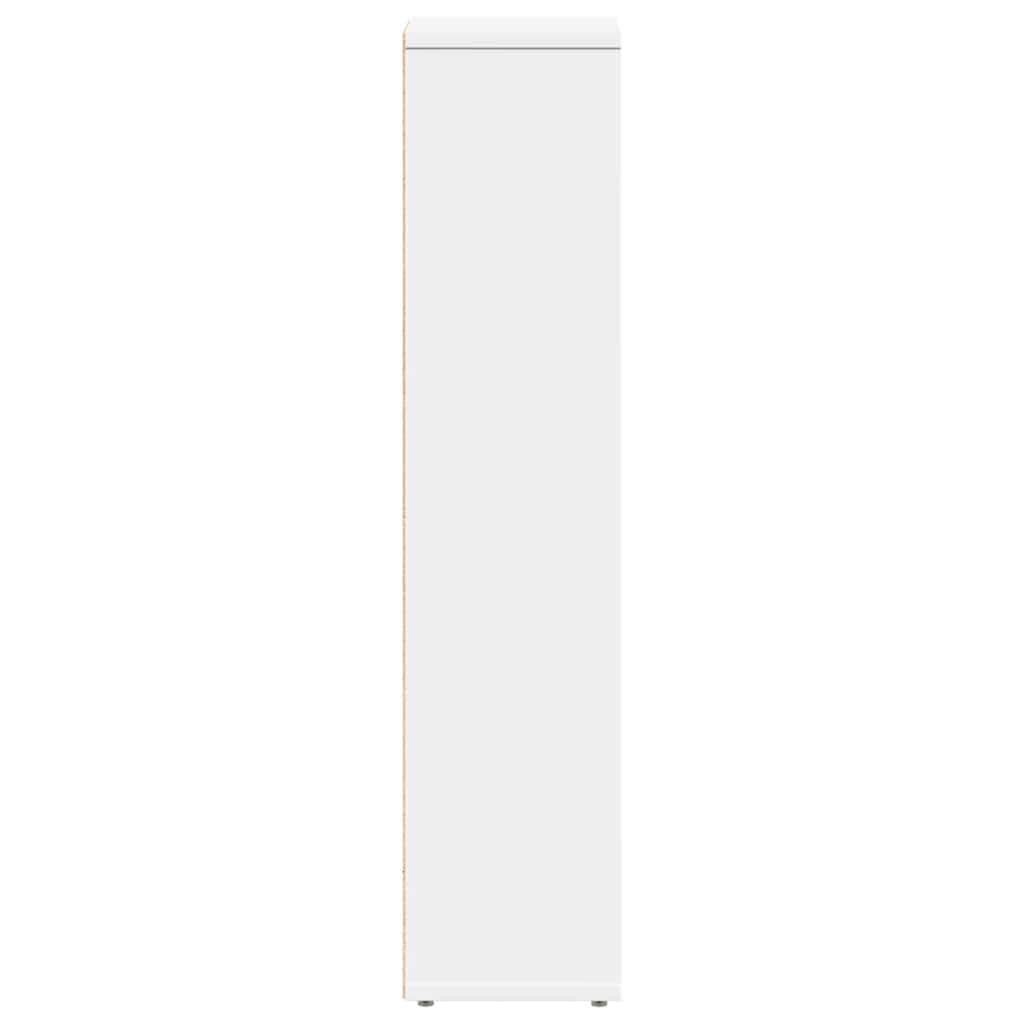 Kupaonski ormarić s držačem za role Bijeli 20,5x20x90 cm