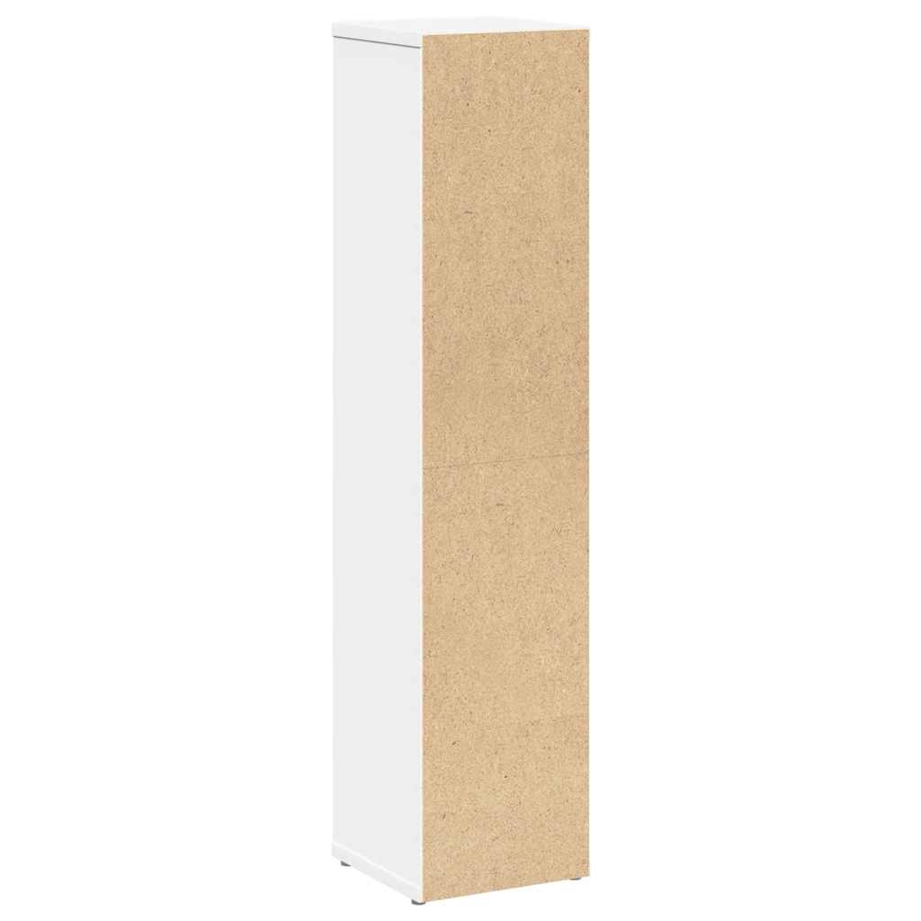 Kupaonski ormarić s držačem za role Bijeli 20,5x20x90 cm