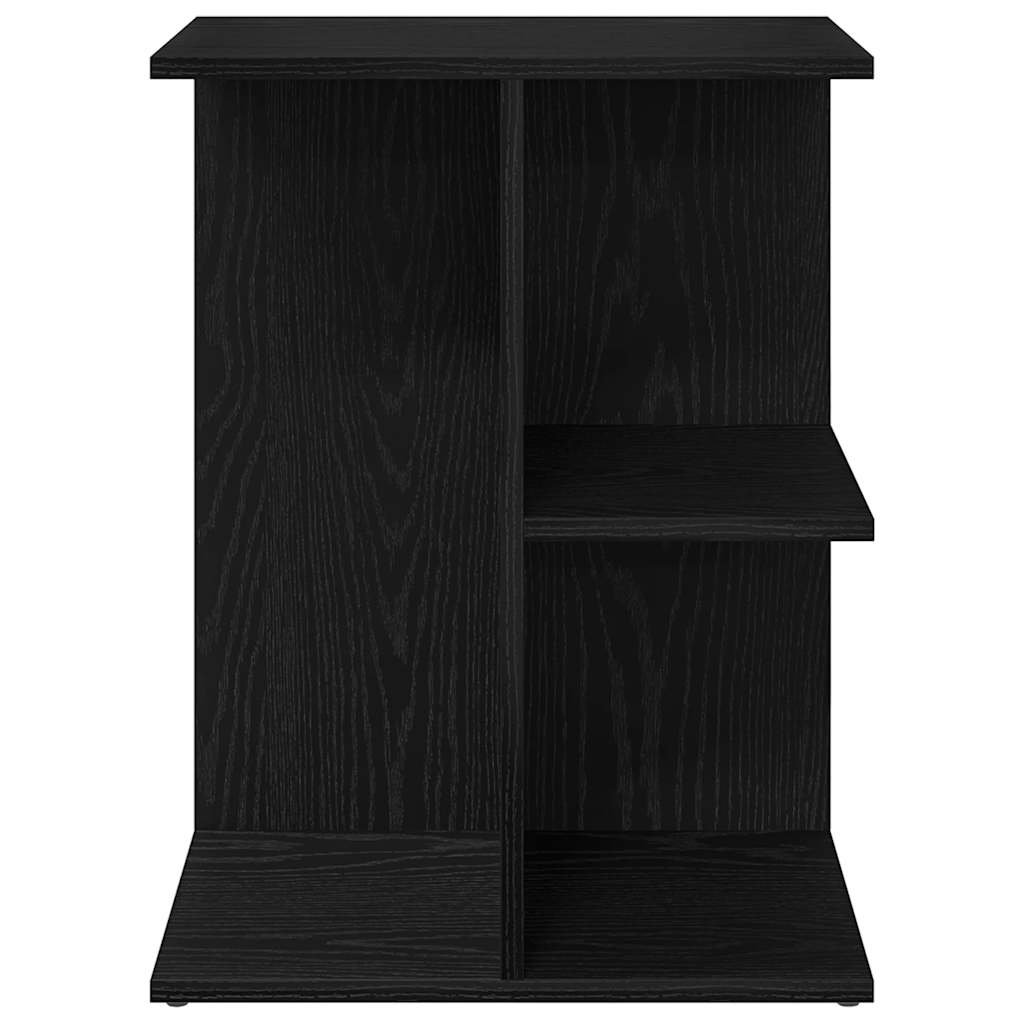 Noćni ormarići 2 kom crni hrast 46,5x29x61cm konstruiranog drva