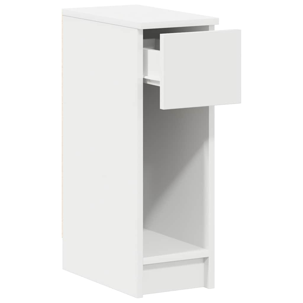 Noćni ormarići s ladicom 2 kom bijeli 20x36x60 cm