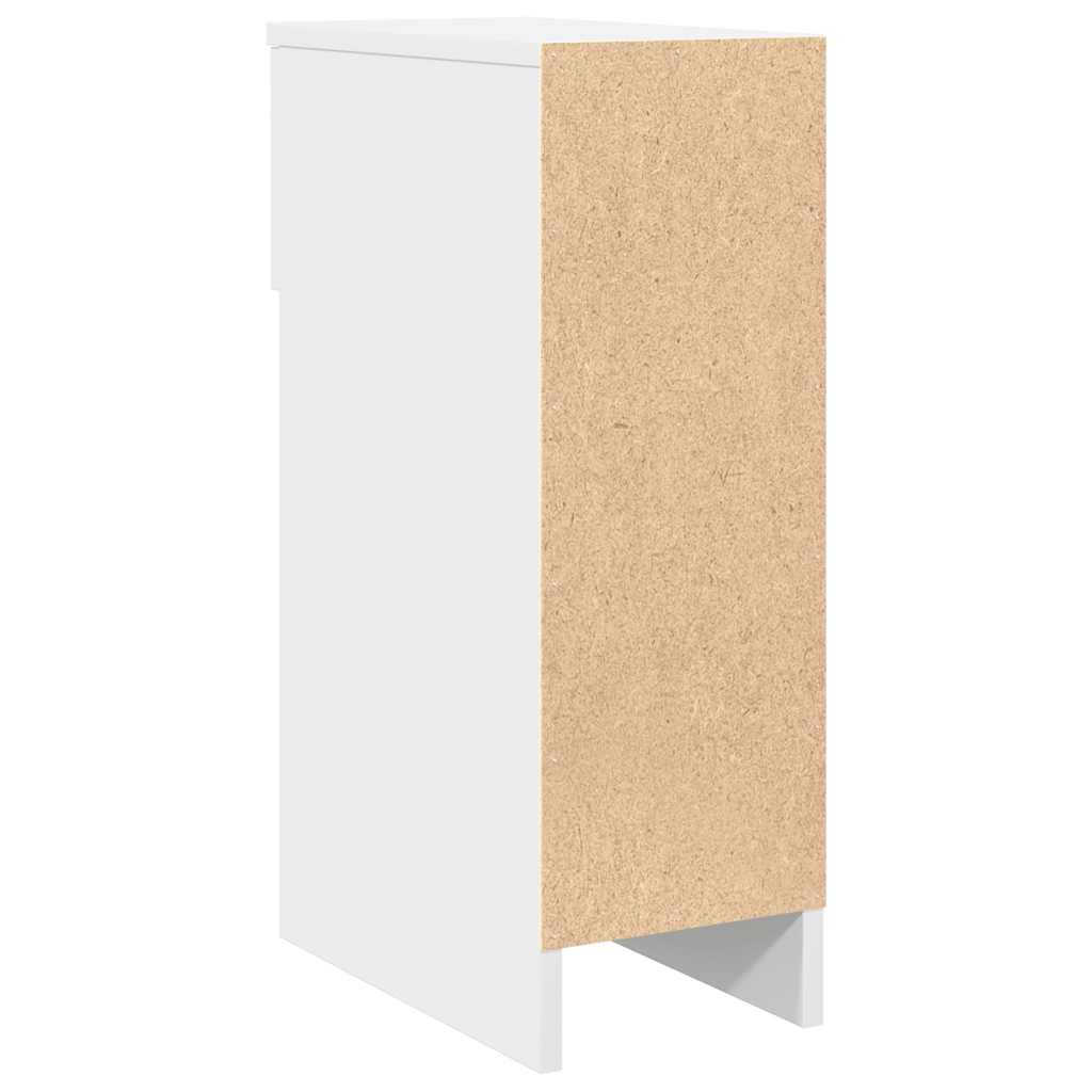 Noćni ormarići s ladicom 2 kom bijeli 20x36x60 cm