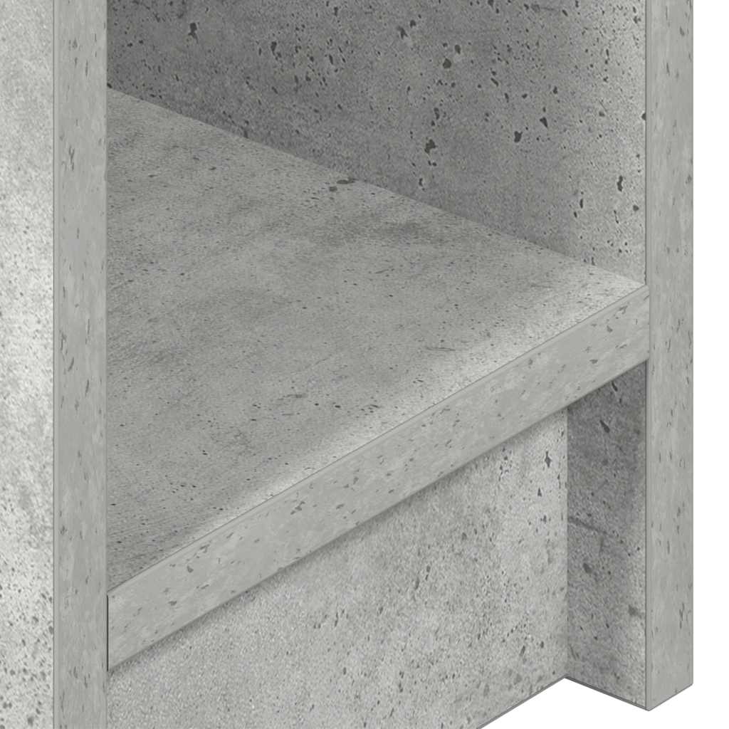 Noćni ormarići s ladicom 2 kom beton sivi 20x36x60 cm