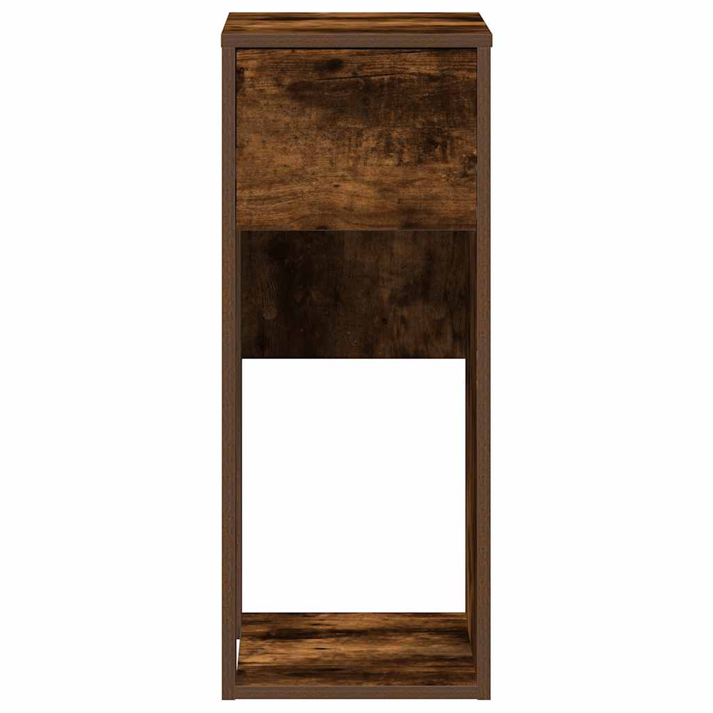Tower stalak za računalo s ladicom boja hrasta 30x44x74 cm