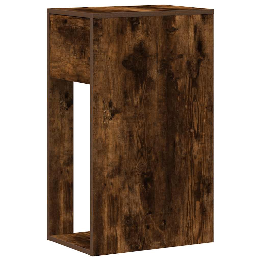 Tower stalak za računalo s ladicom boja hrasta 30x44x74 cm