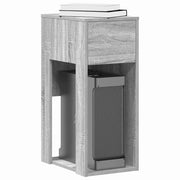 Tower stalak za računalo s ladicom boja sivog hrasta 30x44x74cm