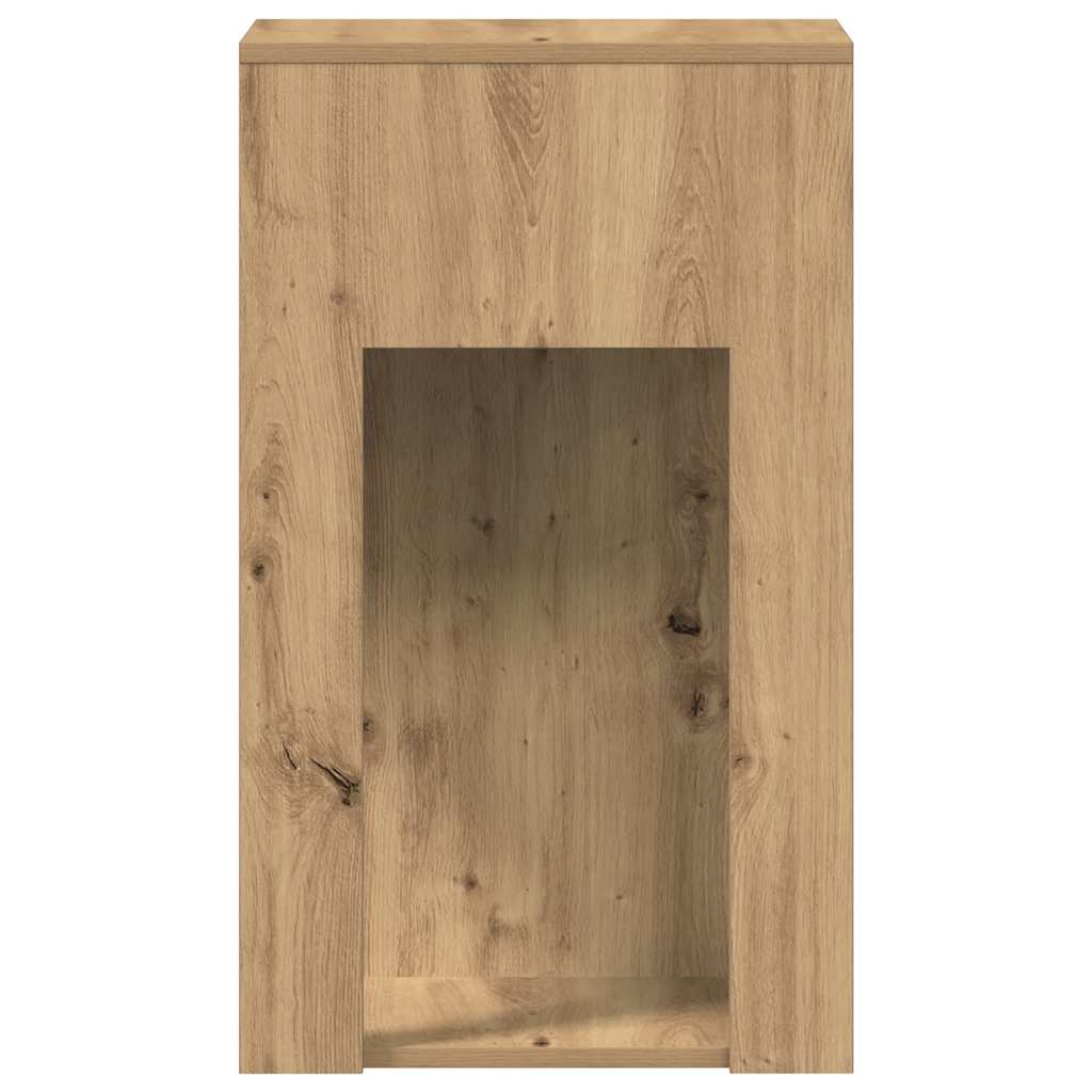 Tower stalak za računalo s ladicom boja hrasta 30x44x74 cm
