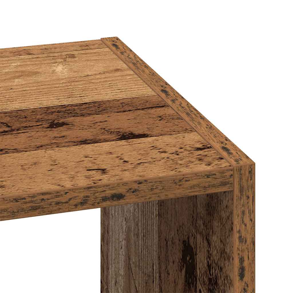 Regal za knjige složive 30x30x80 cm konstruiranog drvo