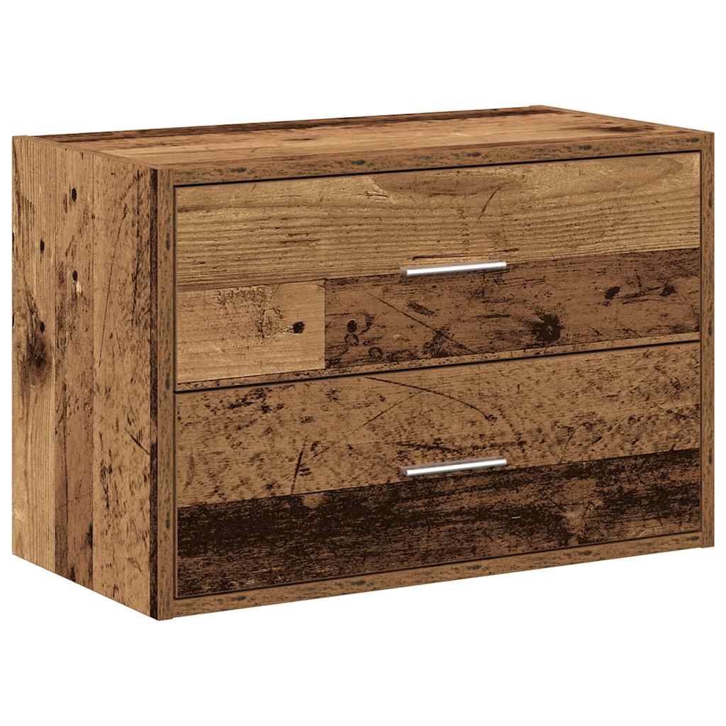 Ormarić s 2 ladice boja drva 60x31x40 cm konstruirano drvo