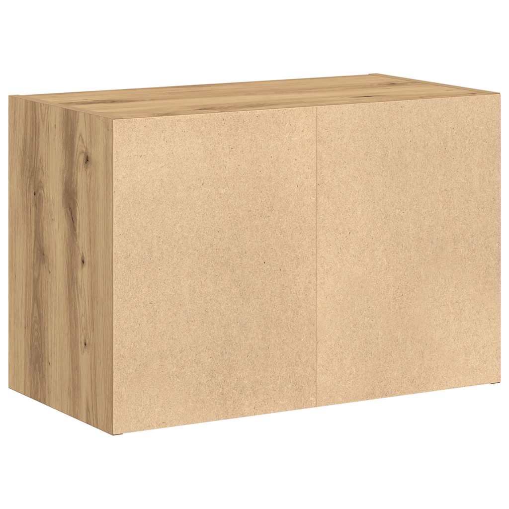 Ormarić s 2 ladice boja hrast 60x31x40 cm konstruirano drvo
