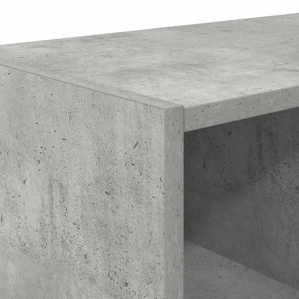 Stalci za cipele 2 kom koji se mogu složiti betonski sivi