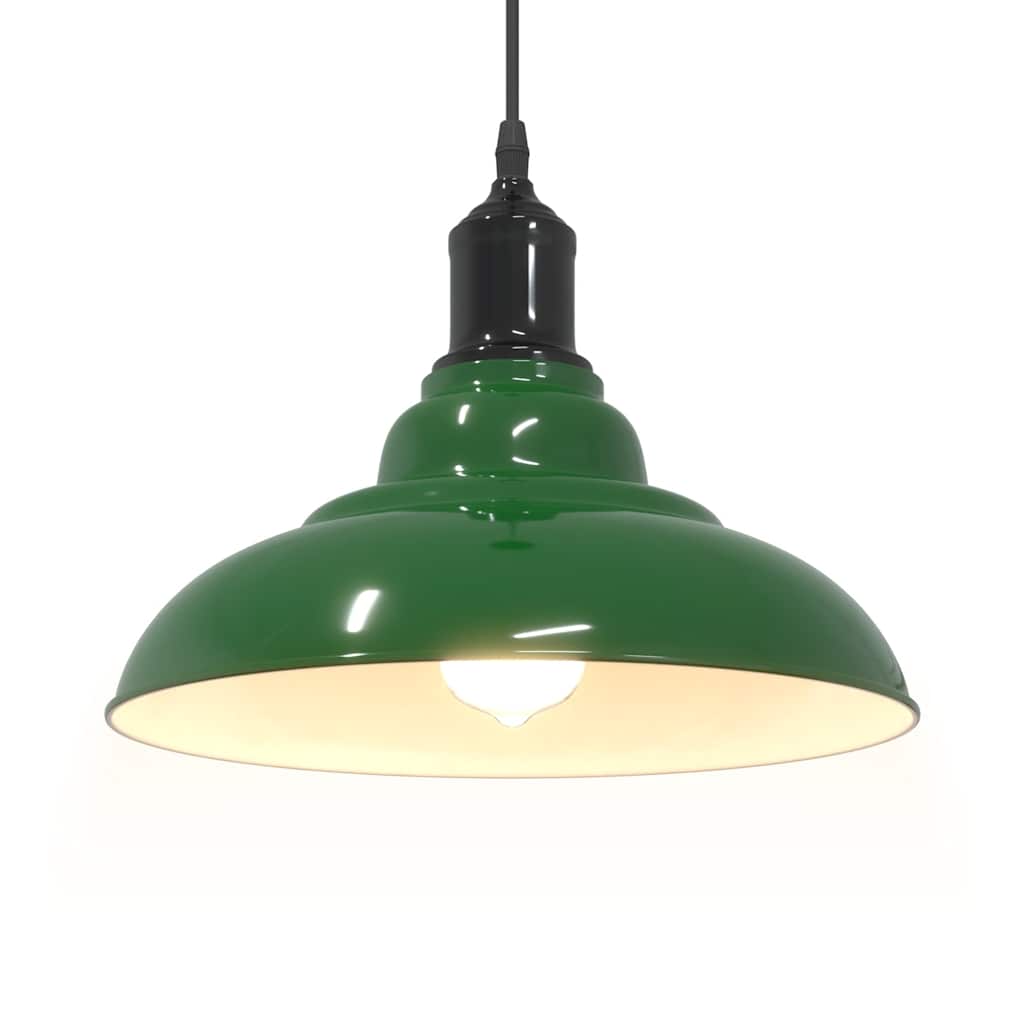 Visilica podesiva po visini E27 sjajno zelena Ø 31 cm metal