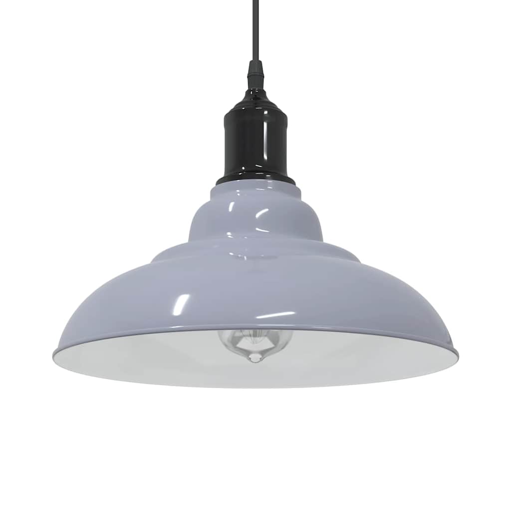 Visilica podesiva po visini E27 sjajno siva Ø 31 cm metal