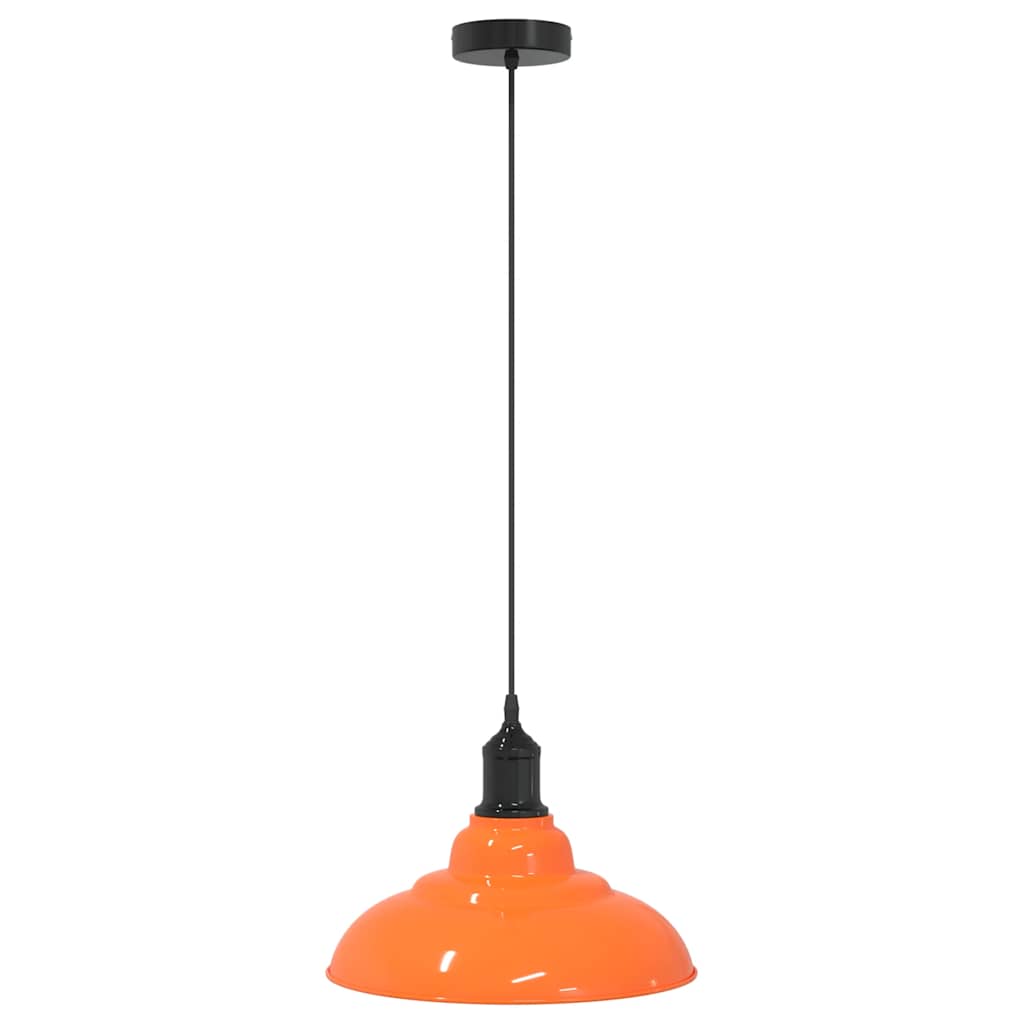 Visilica podesiva po visini E27 sjajna narančasta Ø 31 cm metal