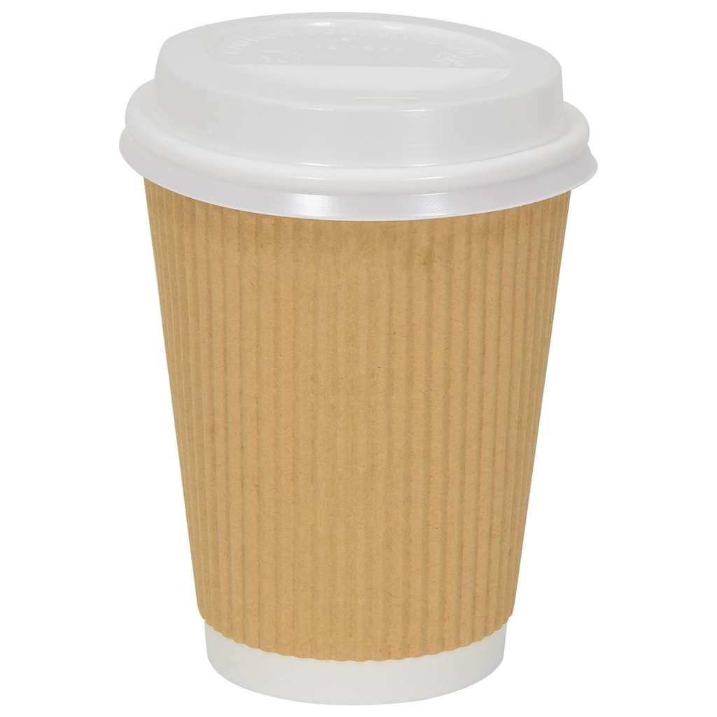 Papirnati poklopci za šalice za kavu Ø90 mm 12oz i 16oz 1000kom