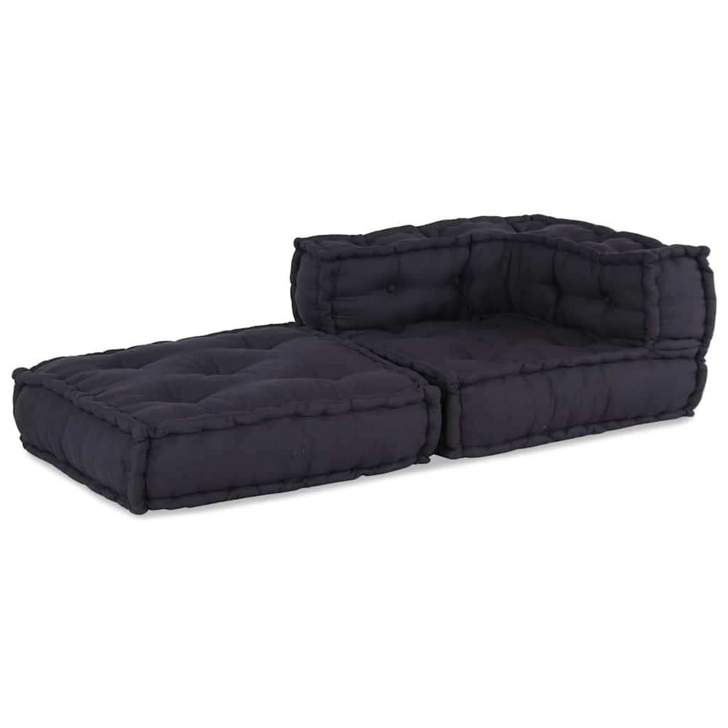 Modularna sofa Antracit 70x70x54 Tkanina
