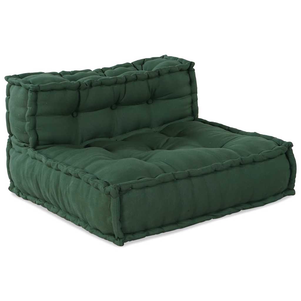 Modularna sofa zelena 70x70x54 tkanina