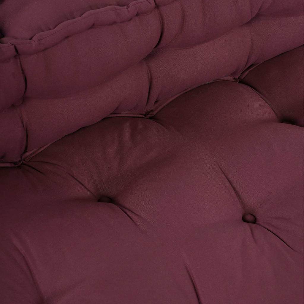 Jastučić za paletni kauč 2 pcs Bordo 120 x 80 x 38 cm Tkanina
