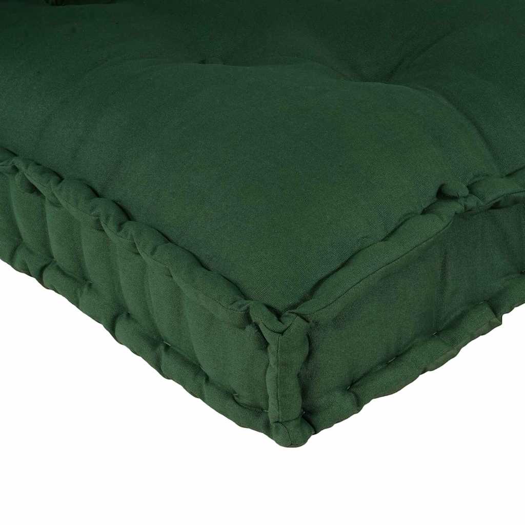 Jastučić za paletni kauč 3 pcs Zelena 120 x 80 x 38 cm Tkanina