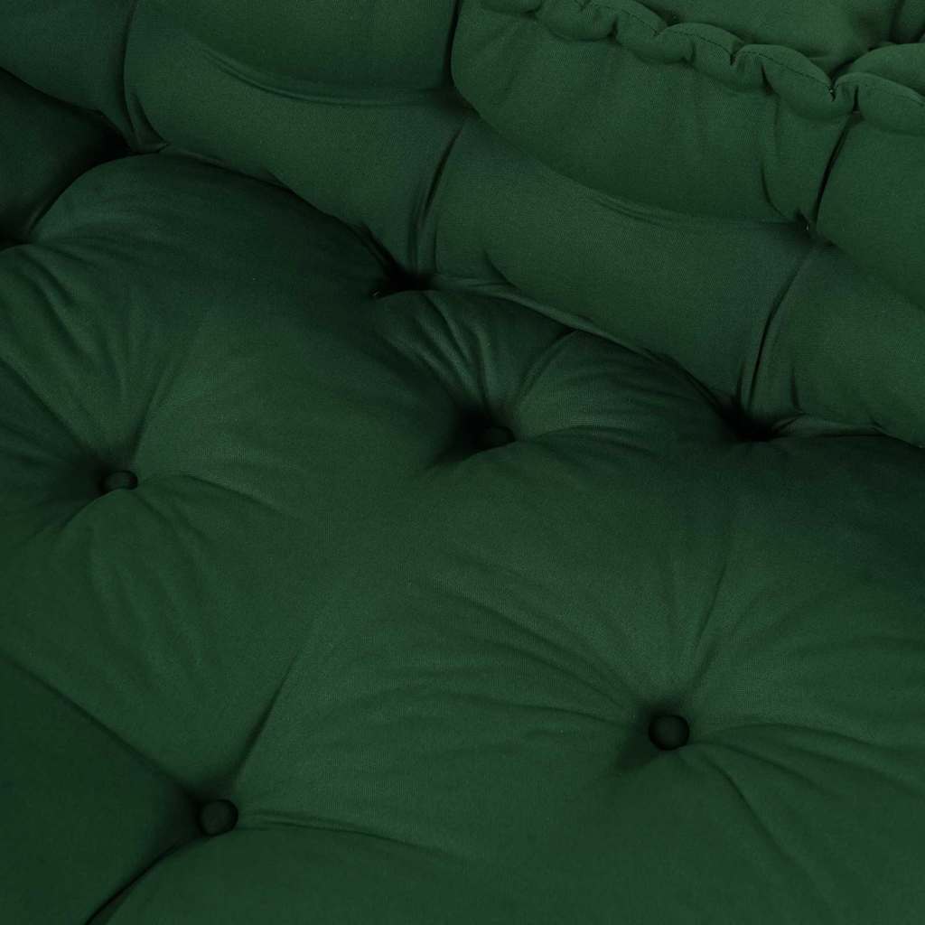 Jastučić za paletni kauč 2 pcs Zelena 120 x 80 x 38 cm Tkanina