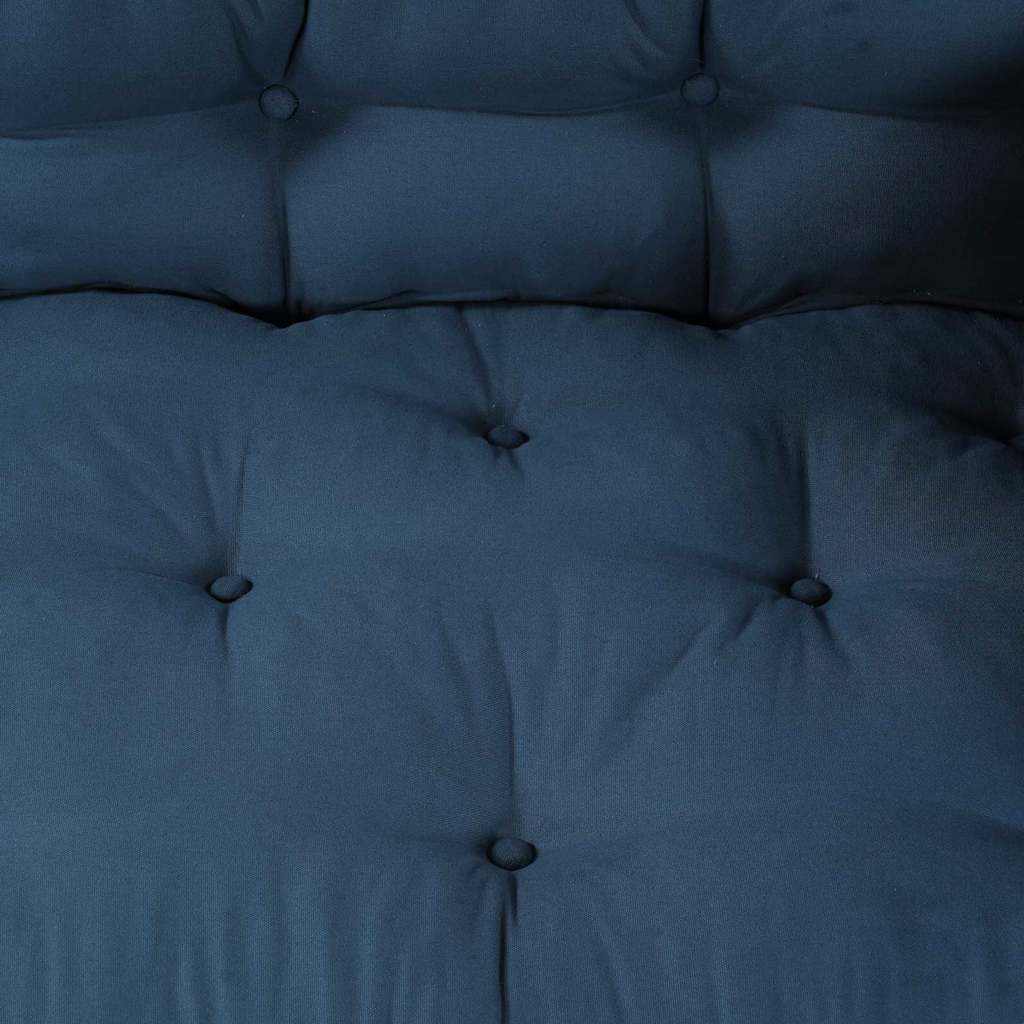 Jastučić za paletni kauč 3 pcs Indigo 120 x 80 x 38 cm Tkanina
