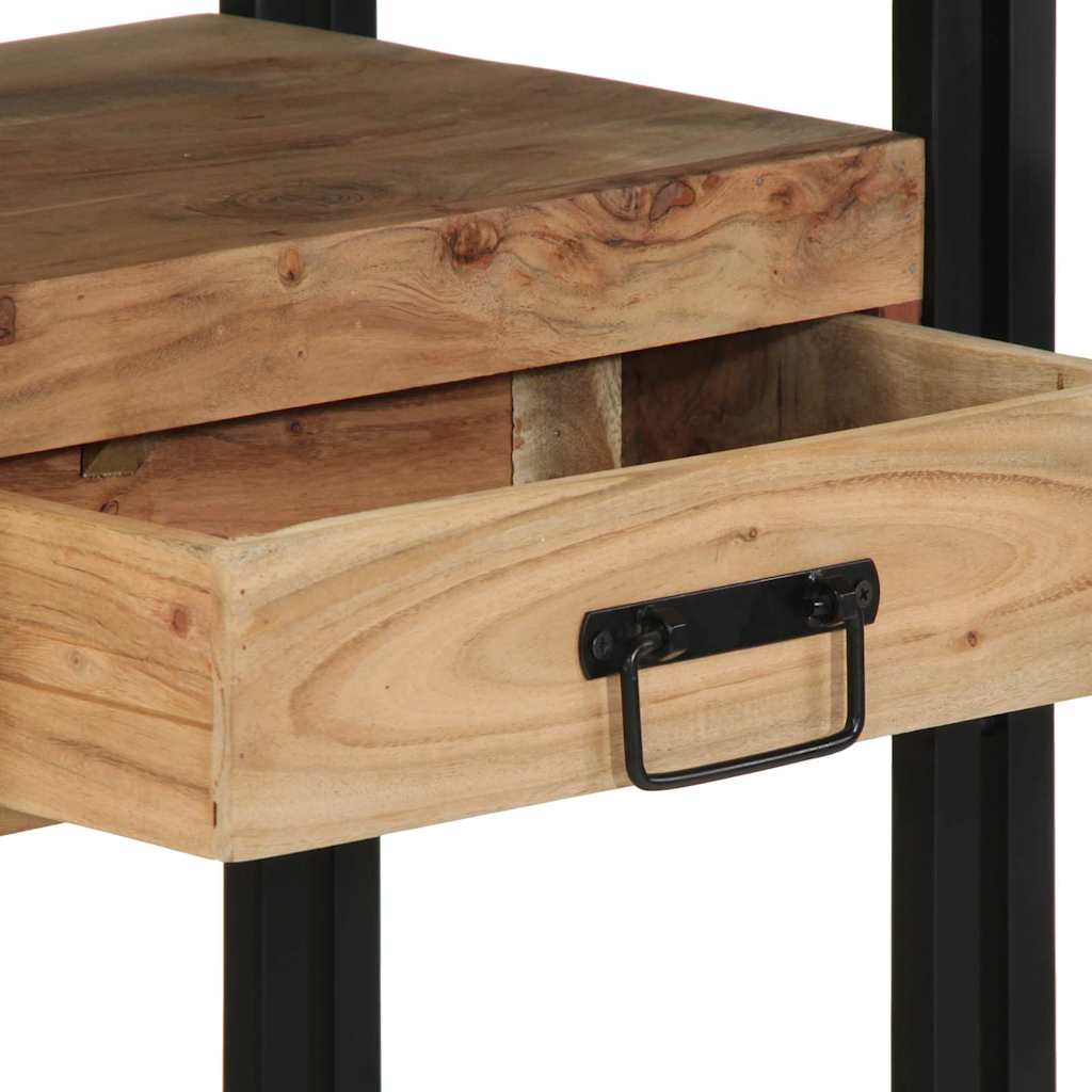Konzolna stolica Smeđa 90 x 33 x 75 cm Čvrsto drvo akacije