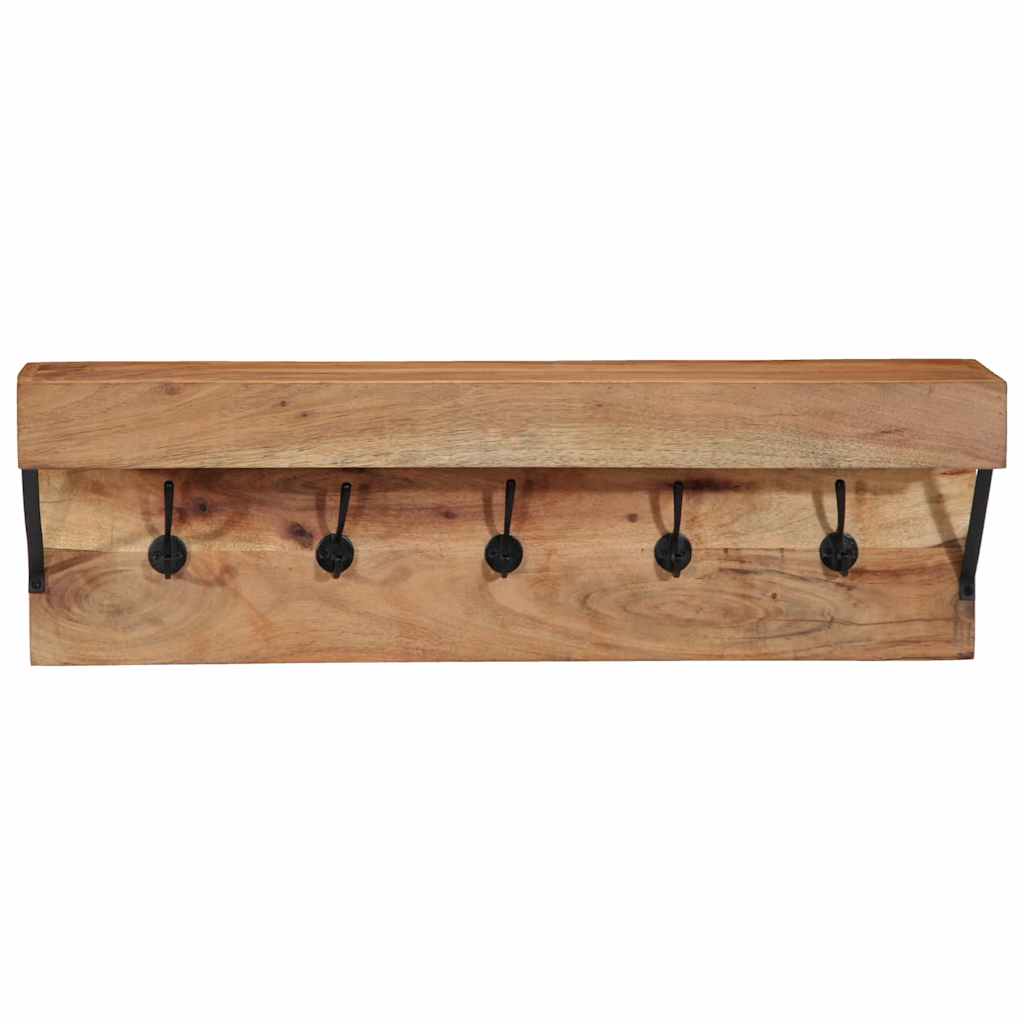Vješalica za kapute Smeđa 73 x 19 x 23 cm Čvrsto drvo akacije