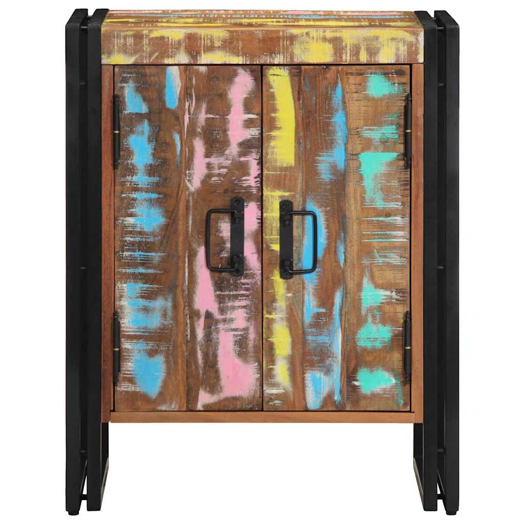 Ormar za cipele Šareni 56 x 35 x 70 cm Čvrsto drvo iz reciklaže