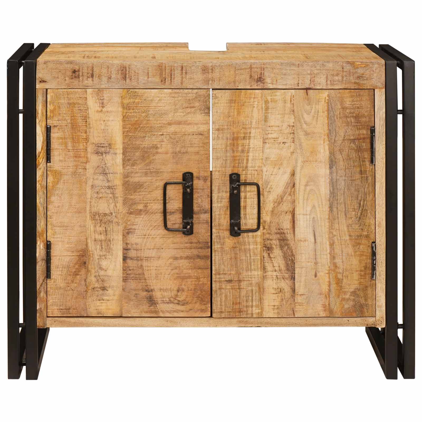 Ormarić za umivaonik Smeđa 71 x 33 x 58 cm Čvrsto drvo manga