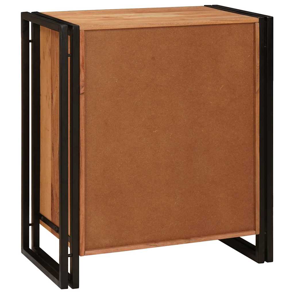 Noćni ormar Smeđa 66 x 35 x 76 cm Masivno bagremovo drvo