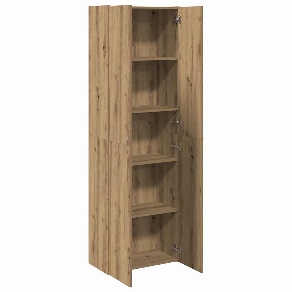 Visoka ploča Artisan hrast 60x32x190 cm izrađeno drvo